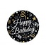 Papieren bordjes | Happy Birthday | 18cm | 6 stuks