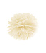Pompom creme/ivoor - 25 cm