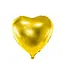 PartyDeco Hartenballon folie - Goud - 45 cm