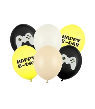 Strong Balloons Ballonnenmix happy birthday | game | 6 stuks