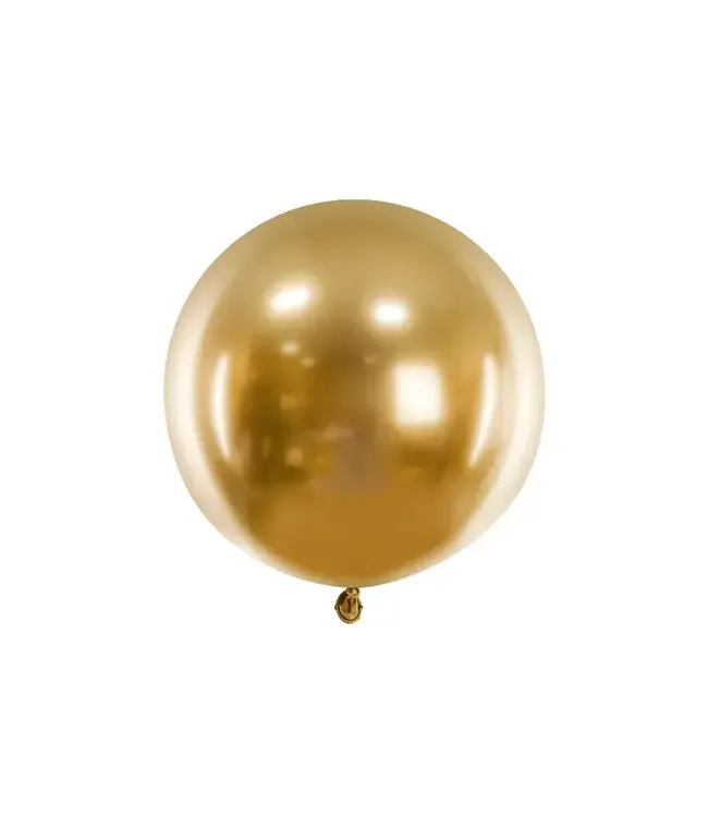 Reuzeballon Goud - CHROME- 60cm