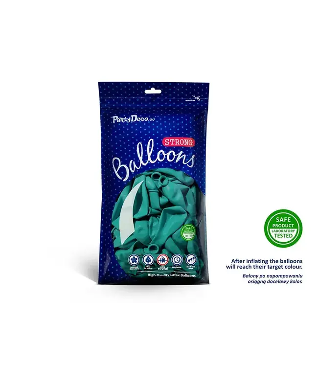 Ballonnen lagoon blue 30cm | zak 100 stuks