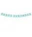 PartyDeco Happy Birthday slinger | blauw & goud | 175 cm