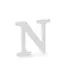 ONE houten letters | Wit | 20 x 60 cm