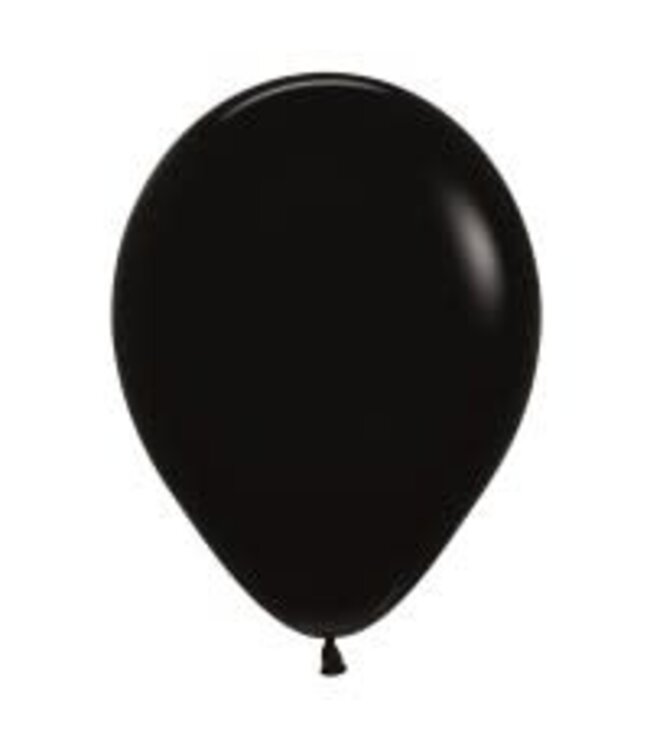 Ballonnen zwart | 30 cm = 12" | zak 50 stuks