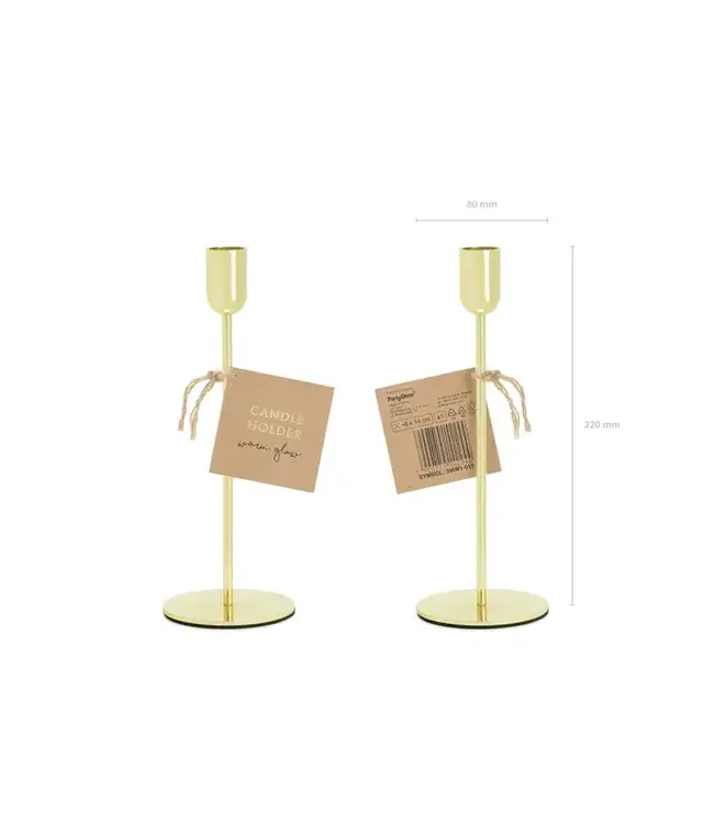 OUTLET Kaarsenhouder goud