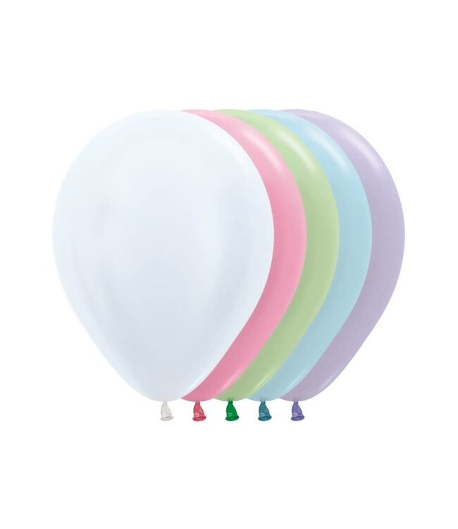 Sempertex Ballonnen Pearl assortiment | 12" = 30 cm | 50 stuks