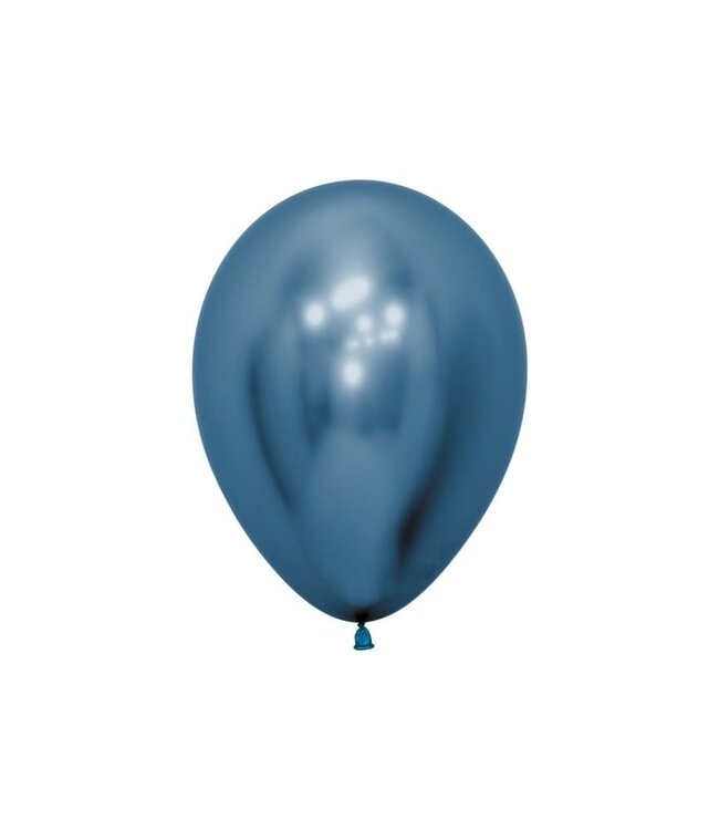 Ballonnen reflex blauw | 12" = 30 cm | 50 stuks