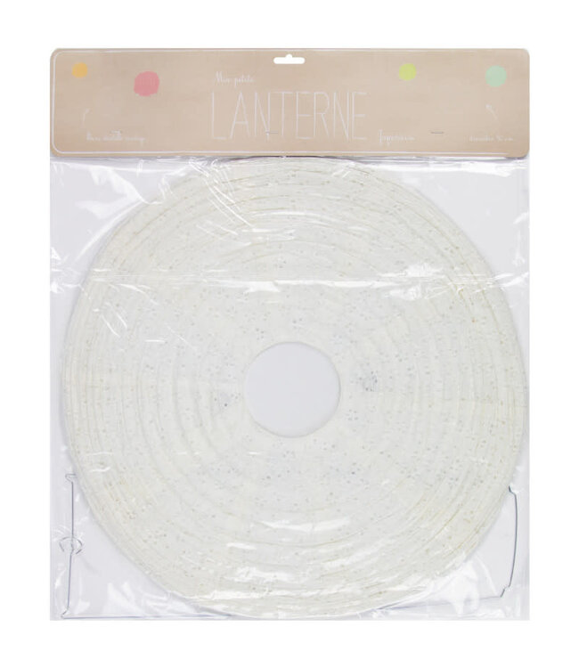 Lampion vintage wit | 50 cm