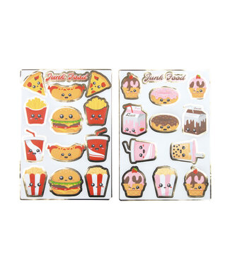 Tim&Puce Factory Stickers Junkfood | 25 stuks