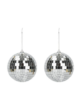Tim&Puce Factory Discobal zilver | 10 cm | 2 stuks