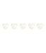 Hartjes slinger White & Gold | 3 meter