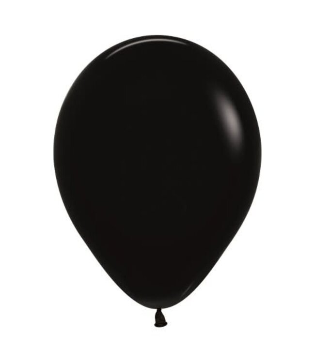 Sempertex Ballonnen zwart | 30 cm = 12" | 5 stuks