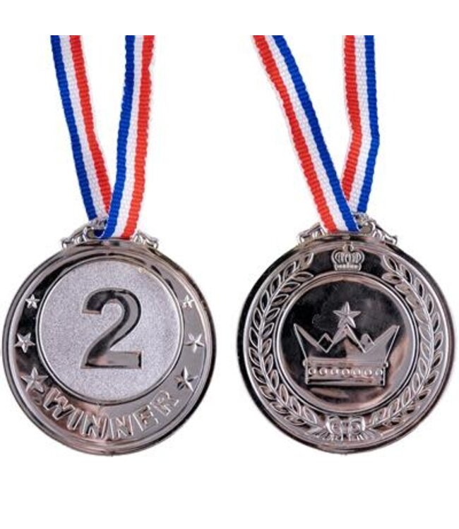 3 Medailles goud, zilver, brons