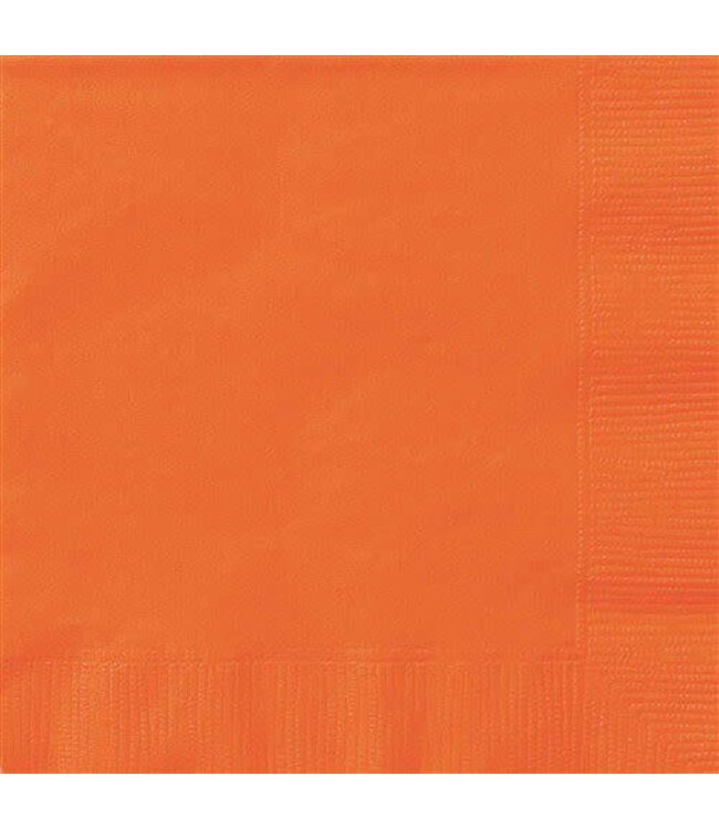 Servetten oranje | 33cm | 20 stuks