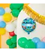 Folieballon happy birthday voertuigen | 45 cm