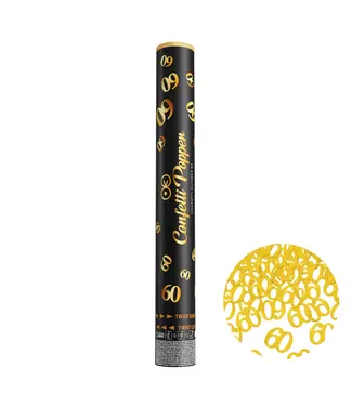 PartyPal OUTLET Confettikanon 60 goud | 40 cm
