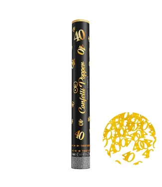 PartyPal OUTLET Confettikanon 40 goud | 40 cm