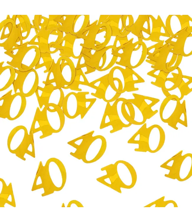 Confettikanon 40 goud | 40 cm