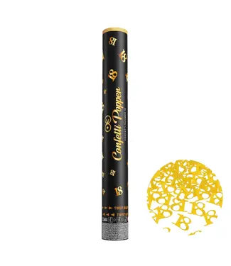 PartyPal Confettikanon 18 goud | 40 cm