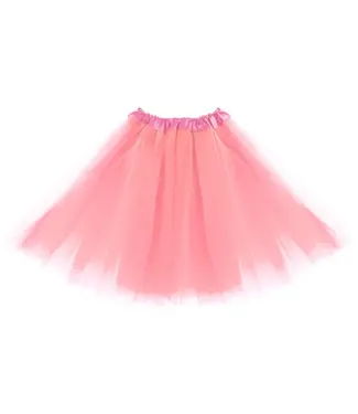 PartyPal Tule rok poederroze | 40 cm | OneSize