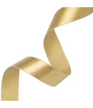 PartyPal Satijnen lint goud | 3,8 cm x 23 m