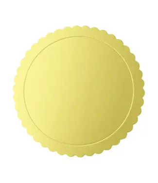 PartyPal Taartplateau rond goud | 25 cm