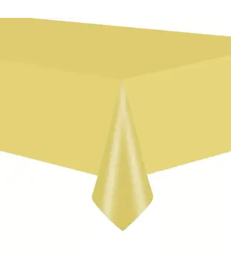 PartyPal Tafelkleed goud plastic | 137 x 274 cm