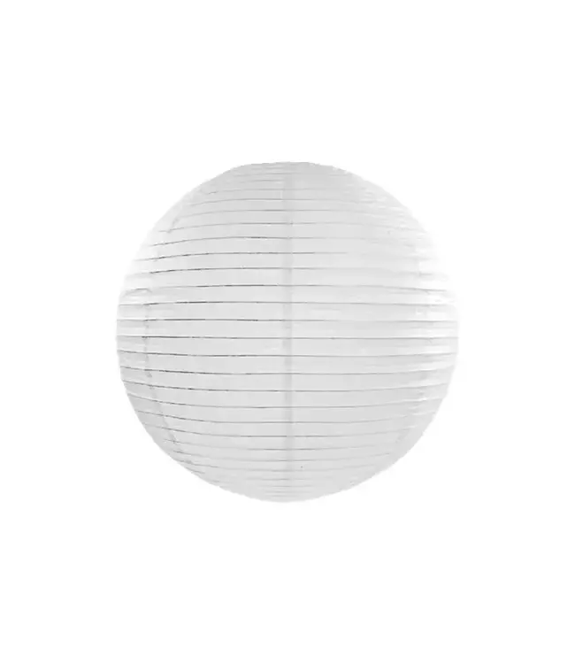 Lampion XL wit papier | 35 cm