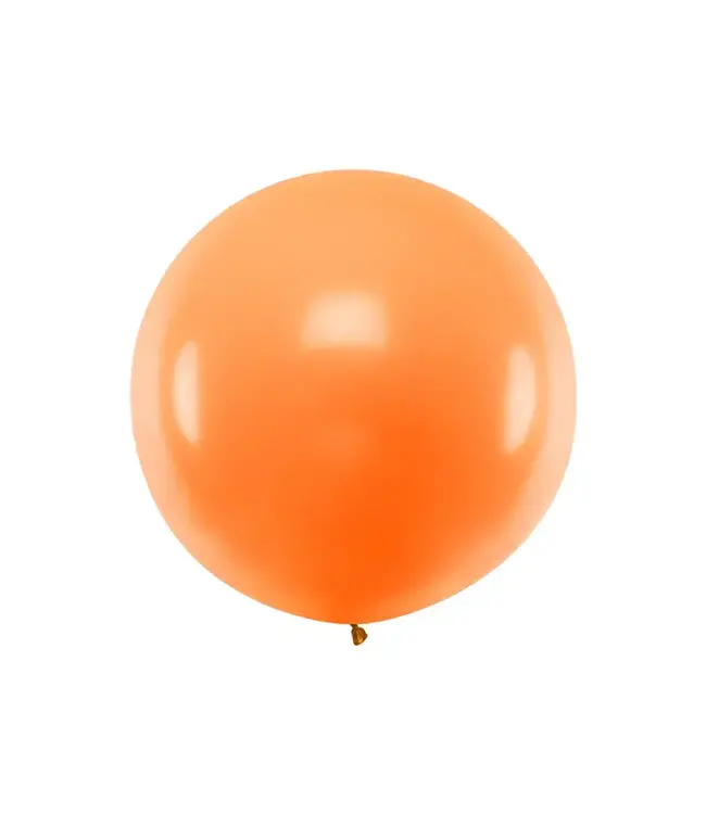 Reuzeballon  oranje 100 centimeter