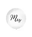 OUTLET Reuzeballon | Mrs | Zwart | 100 centimeter
