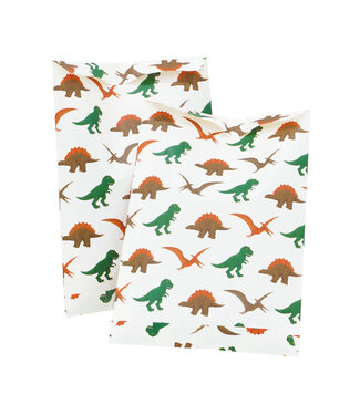 Tim&Puce Factory Papieren zakjes dino | 8 stuks