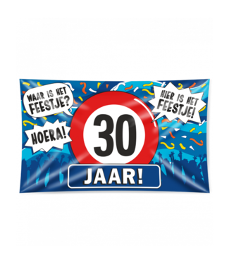 XXL vlag 30 jaar | 150 x 90 cm
