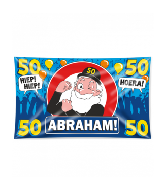 XXL vlag Abraham 50 | 150 x 90 cm