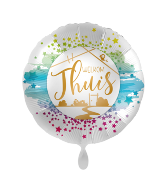Everloon Folieballon Welkom thuis | 43 cm