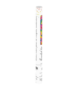 Tim&Puce Factory Confettikanon | Gekleurde snippers | 40 cm