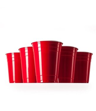 Red hard cups | 5 stuks