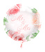 Mr en Mrs bloemen folieballon | 45cm