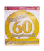 Huldebord 60 Jaar getrouwd | Diamant | 50 x 50 cm