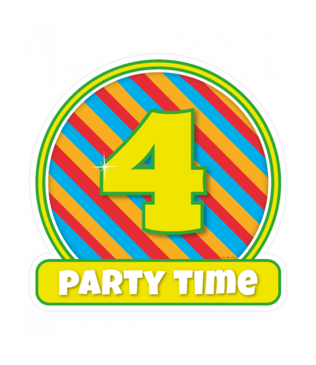 Huldebord | 4 Jaar | 50 x 50 cm