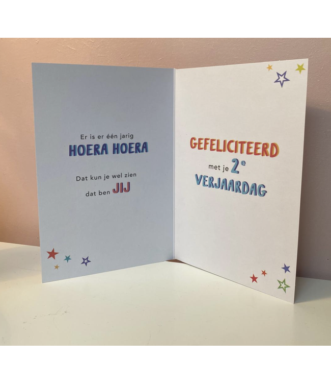 Wenskaart | 2 het is feest