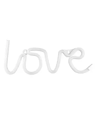 PartyDeco Neon licht ' love' | 34.5 x 13 cm