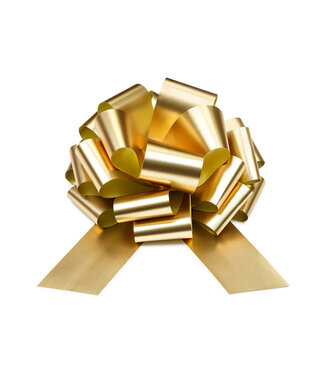PartyDeco Decoratieve strik goud | DIY | 40 CM