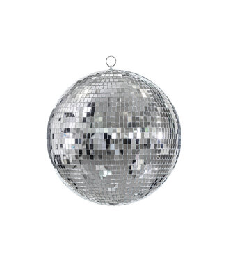 PartyDeco Discobal | 20CM | Zilver