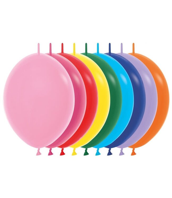 Linkoloon ballonnen kleurenmix | zak 50 stuks