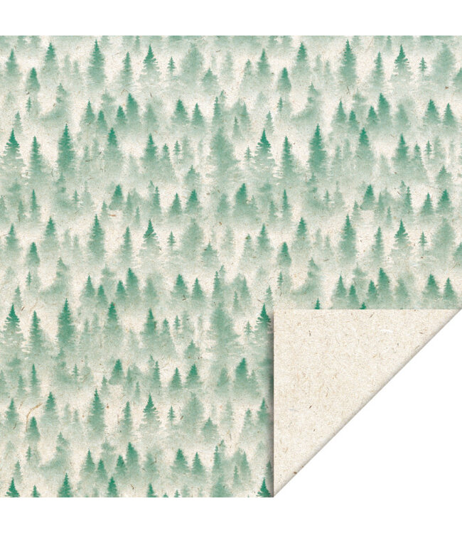 Cadeaupapier Kerst Winter Forest | 70 cm x 3 m