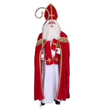 Sinterklaas pak 5-delig | Cape - Mantel - Mijter - Riem - Sjerp