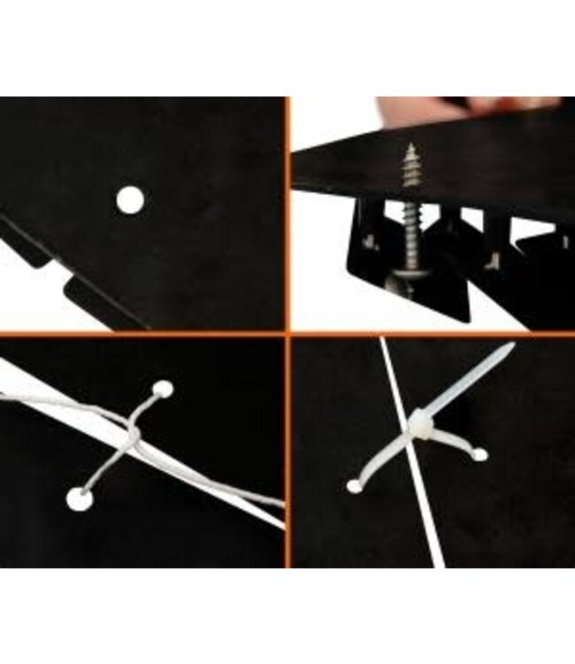 OUTLET Shimmerwall paneel lichtblauw | 30x30 cm