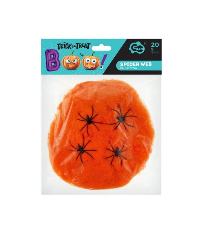 Spinnenrag oranje incl. spinnen | 20 gram
