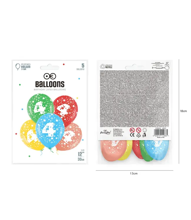 Ballonnen 4 | Sterren | 5 stuks